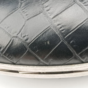 Vintage Yves Saint Laurent Love box heart Black Leather 488434 shoulderbag | stylenewstar