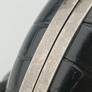 Vintage Yves Saint Laurent Love box heart Black Leather 488434 shoulderbag | stylenewstar