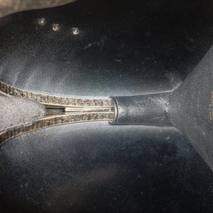 Vintage Yves Saint Laurent Love box heart Black Leather 488434 shoulderbag | stylenewstar