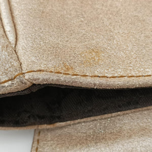 Pre-owned Christian Dior Gaucho Golden Leather handbag | stylenewstar