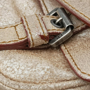 Pre-owned Christian Dior Gaucho Golden Leather handbag | stylenewstar