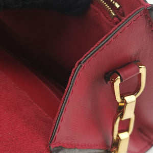Secondhand Louis Vuitton Pochette Louise GM Red leather M94647 shoulderbag | stylenewstar