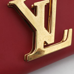 Secondhand Louis Vuitton Pochette Louise GM Red leather M94647 shoulderbag | stylenewstar