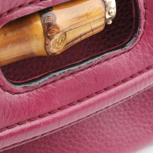 Secondhand Gucci New Bamboo Burgundy Leather 254884 shoulderbag | stylenewstar