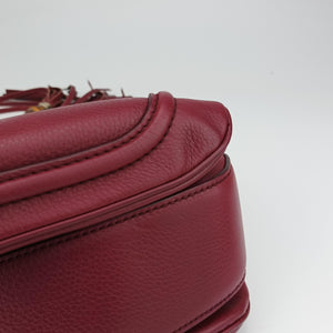 Secondhand Gucci New Bamboo Burgundy Leather 254884 shoulderbag | stylenewstar