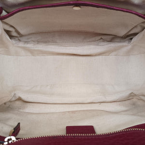 Secondhand Gucci New Bamboo Burgundy Leather 254884 shoulderbag | stylenewstar