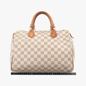 Pre-owned Louis Vuitton Speedy 30 AZUR Damier Canvas N41533 handbag | stylenewstar