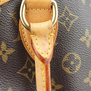 Pre-owned Louis Vuitton LOCKIT Brown Monogram Canvas M40103 handbag | stylenewstar