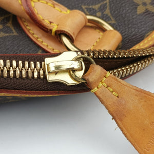 Pre-owned Louis Vuitton LOCKIT Brown Monogram Canvas M40103 handbag | stylenewstar