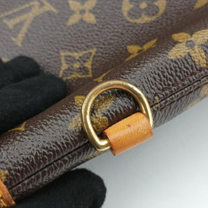 Pre-owned Louis Vuitton LOCKIT Brown Monogram Canvas M40103 handbag | stylenewstar