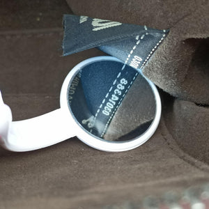 Pre-owned Fendi Dotcom Click Small Brown Leather 8BN299 shoulderbag | stylenewstar