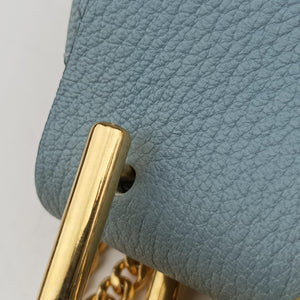 Pre-owned Chloe DREW Blue Leather shoulderbag | stylenewstar