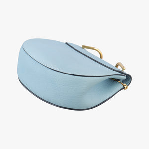 Pre-owned Chloe DREW Blue Leather shoulderbag | stylenewstar