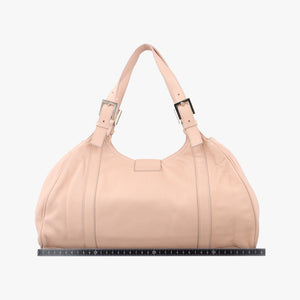 Pre-owned Fendi Mamma Baguette Pink Leather 8BR463 clutchbag | stylenewstar