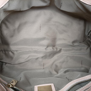 Pre-owned Fendi Mamma Baguette Pink Leather 8BR463 clutchbag | stylenewstar