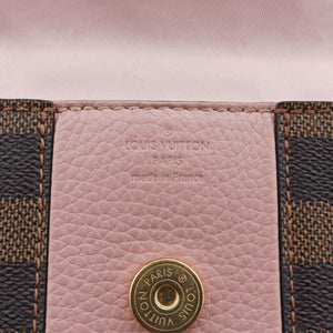 Pre-owned Louis Vuitton Bond Street EBENE×Magnolia Damier Canvas×Taurillon leather N64417 shoulderbag | stylenewstar