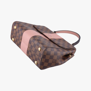 Pre-owned Louis Vuitton Bond Street EBENE×Magnolia Damier Canvas×Taurillon leather N64417 shoulderbag | stylenewstar