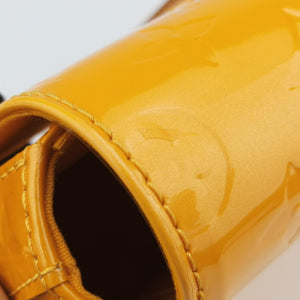 Pre-owned Louis Vuitton Bellflower PM Yellow Vernis M91731 shoulderbag | stylenewstar