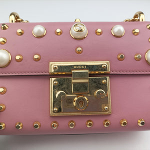 Vintage Gucci Padlock Pink Leather 432182 shoulderbag | stylenewstar