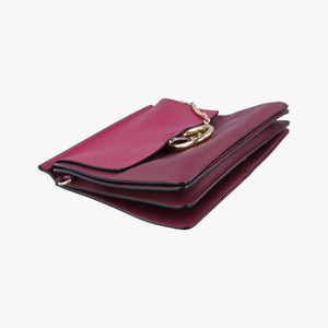 Pre-owned Chloe FAYE Burgundy Leather shoulderbag | stylenewstar