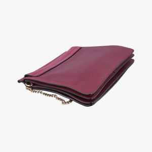 Pre-owned Chloe FAYE Burgundy Leather shoulderbag | stylenewstar