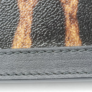 Pre-owned Dolce & Gabbana SICILY Leopard Multicolour PVC coated canvas shoulderbag | stylenewstar