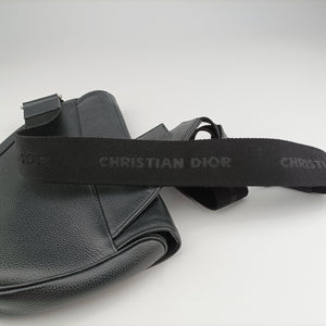 Secondhand Christian Dior Saddle Black leather crossbodybag | stylenewstar