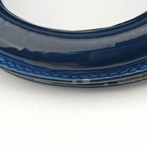 Pre-owned Christian Dior Diorissimo Blue Leather shoulderbag | stylenewstar