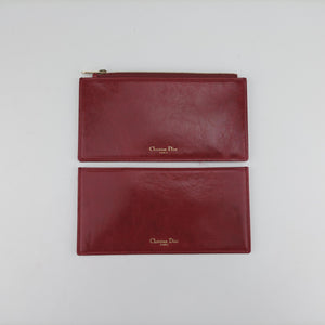 Vintage Christian Dior Lady Dior Red Lambskin shoulderbag | stylenewstar