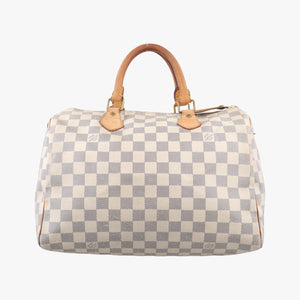 Pre-owned Louis Vuitton Speedy 30 Azur Damier Canvas N41533 handbag | stylenewstar
