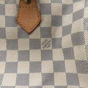 Pre-owned Louis Vuitton Speedy 30 Azur Damier Canvas N41533 handbag | stylenewstar