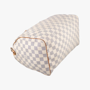 Pre-owned Louis Vuitton Speedy 30 Azur Damier Canvas N41533 handbag | stylenewstar