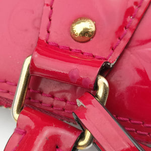 Pre-owned Louis Vuitton Alma PM pomme d'amour Vernis M90096 handbag | stylenewstar