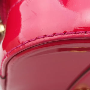 Pre-owned Louis Vuitton Alma PM pomme d'amour Vernis M90096 handbag | stylenewstar