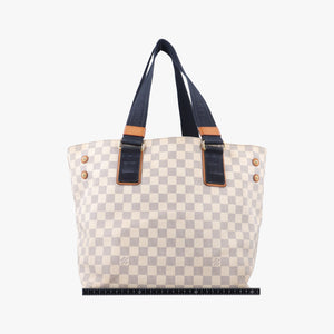 Pre-owned Louis Vuitton Plein Soleil Cabas PM AZUR Damier Canvas N41179 shoulderbag | stylenewstar