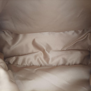 Pre-owned Fendi Big Mamma Forever Flap Beige Leather 8BR638 shoulderbag | stylenewstar