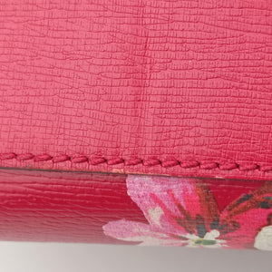 Secondhand Gucci Bamboo Shopper Red×Multicolour Leather 323660 handbag | stylenewstar