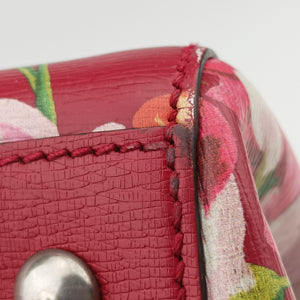 Secondhand Gucci Bamboo Shopper Red×Multicolour Leather 323660 handbag | stylenewstar