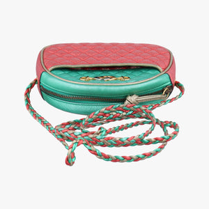 Vintage Gucci Laminate Red×Green Leather 534951 shoulderbag | stylenewstar