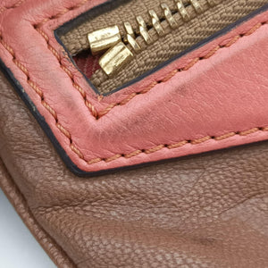 Pre-owned Louis Vuitton Underground Flat Messenger Brown × Pink Leather M40369 shoulderbag | stylenewstar