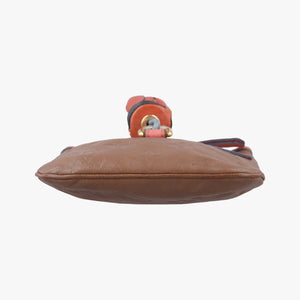 Pre-owned Louis Vuitton Underground Flat Messenger Brown × Pink Leather M40369 shoulderbag | stylenewstar