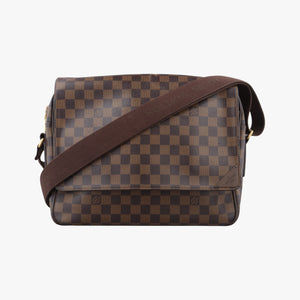 Pre-owned Louis Vuitton SHELTON EBENE Damier Canvas N41149 shoulderbag | stylenewstar