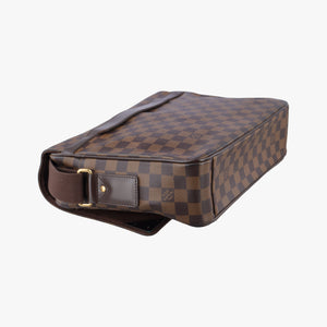 Pre-owned Louis Vuitton SHELTON EBENE Damier Canvas N41149 shoulderbag | stylenewstar