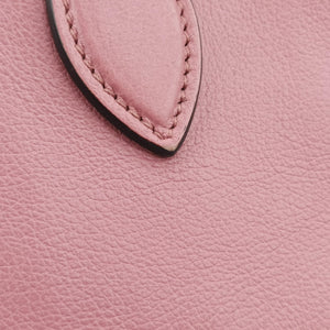 Pre-owned Prada Embossed LOGO Pink SAFFIANO Leather 1BA164 shoulderbag | stylenewstar