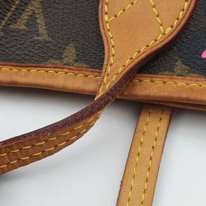 Secondhand Louis Vuitton Neverfull MM brown×multi Monogram rose M48613 clutchbag | stylenewstar