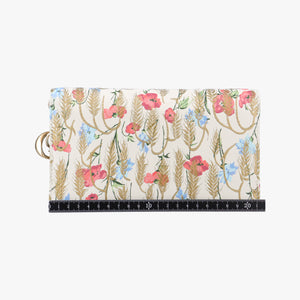 Pre-owned Christian Dior Lady Dior Chain Wallet Ivory/Multicolor Leather shoulderbag | stylenewstar