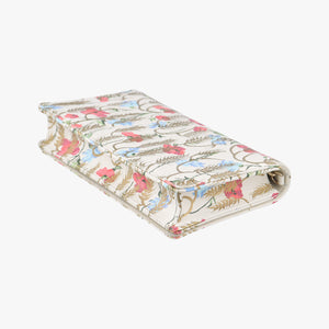 Pre-owned Christian Dior Lady Dior Chain Wallet Ivory/Multicolor Leather shoulderbag | stylenewstar