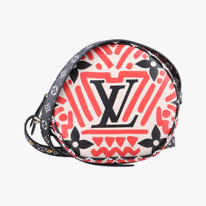 Pre-owned Louis Vuitton LV Crafty Boite Chapeau Soupour CREME ROUGE Monogram Giant M45366 shoulderbag | stylenewstar