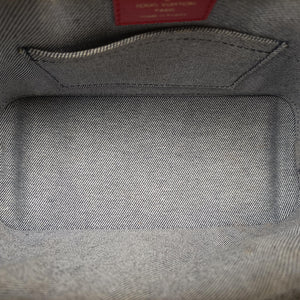 Pre-owned Louis Vuitton Alma BB DENIM×ROUGE Denim Monogram Patchwork M45042 shoulderbag | stylenewstar