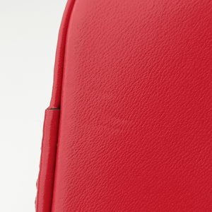 Pre-owned Louis Vuitton Alma BB DENIM×ROUGE Denim Monogram Patchwork M45042 shoulderbag | stylenewstar